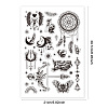 Boho Style Feather Plastic Clear Stamps DIY-WH0584-0002-2