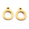 304 Stainless Steel Pendants STAS-F267-10O-G-2