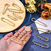 16Pcs 4 Styles Iron Rhinestone Safety Pins FIND-SC0022-25G-3
