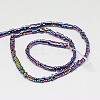 Electroplate Non-magnetic Synthetic Hematite Beads Strands G-J167-03-2