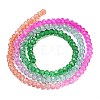 Transparent Painted Glass Beads Strands DGLA-A034-T2mm-A03-5