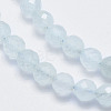 Natural Aquamarine Beads Strands G-F547-42-6mm-3