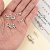 Tibetan Silver Hook and Eye Clasps LF1157Y-5