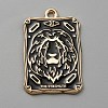 Alloy Enamel Pendants ENAM-WH0064-24C-1