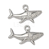 Ocean Theme 304 Stainless Steel Pendants STAS-I367-02P-01-1