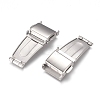 Tarnish Resistant 201 Stainless Steel Watch Band Clasps STAS-D173-01C-1