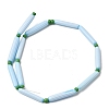 Handmade Lampwork Chevron Beads LAMP-Z019-01-01-2