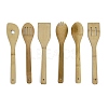 6Pcs 6 Styles Bamboo Spoons & Knifes & Forks WD-XCP0001-01-2