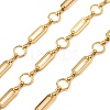 304 Stainless Steel Oval with Ring Link Chains CHS-F022-10G-1