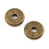 Flat Round Brass Spacer Beads KK-L106E-01AB-2