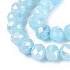 Electroplate Crackle Imitation Jade Glass Beads Strands LS-EGLA-Q131-02C-02-3