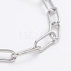304 Stainless Steel Paperclip Chains X-STAS-I146-01P-3