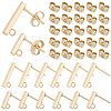 80Pcs 2 Style 304 Stainless Steel Stud Earring Findings STAS-SC0008-53-1