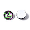 Glass Cabochons GLAA-WH0030-01-5