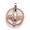 304 Stainless Steel Pendants STAS-O124-23M-2