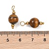 Natural Tiger Eye Pendants GG-CBA5E56-07G-08-3
