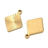 304 Stainless Steel Pendants STAS-C167-08F-G-2