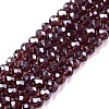 Electroplate Glass Beads Strands EGLA-A044-T3mm-A13-1