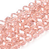 Electroplate Glass Beads Strands EGLA-A034-T2mm-A34-1