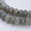 Natural Labradorite Beads Strands G-P354-01-8x5mm-3