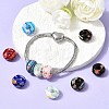 Handmade Millefiori Lampwork European beads LK-R010-M-4