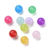 Imitation Jade Acrylic Beads SACR-S188-10mm-M-3