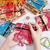 14Pcs Double Layer Chinese Brocade Tassel Zipper Jewelry Bag Gift Pouch ABAG-WH0038-28-3