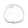 Brass Link Bracelets BJEW-BB51949-A-1
