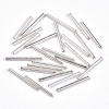 Electroplate Glass Bugle Beads SEED-S043-02B-02-2