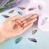 Transparent Resin Crystal AB Rhinestone Pendants Set RESI-TAC0002-46C-5