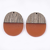 Resin & Wenge Wood Pendants RESI-T023-01K-2