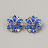 Flower Sew on Rhinestone FIND-WH0152-558KCG-01-1