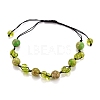 Adjustable Nylon Thread Braided Bead Bracelets BJEW-JB05475-04-1