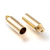 Brass Cord Ends KK-H759-42C-G-2