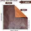 Vegetable Tanned Cowhide Leather Fabric DIY-WH0030-10-2
