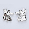 Tibetan Style Alloy Pendants TIBE-R316-075AS-RS-2
