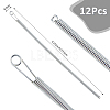 12Pcs Spring Steel Elastic Band Threader Drawstring Guide FIND-FH0011-18-2