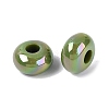 Opaque Acrylic European Beads OACR-E033-19O-2