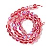 Synthetic Moonstone Beads Strands G-E573-02B-13-3