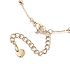3Pcs 3 Styles Brass Cable Chain Anklets AJEW-AN00601-6