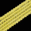 Transparent Glass Beads Strands EGLA-A044-T4mm-MD29-5