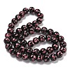 Handmade Silver/Gold Foil Lampwork Beads Strands LAMP-L079-07C-2