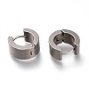 202 Stainless Steel Huggie Hoop Earrings EJEW-F262-02C-P-2