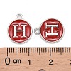 Platinum Plated Alloy Enamel Charms LS-ENAM-S118-03H-P-3