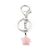 Natural & Synthetic Mixed Gemstone Keychain KEYC-M022-02-2