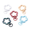 5Pcs Spray Painted Alloy Swivel Snap Hook Clasps FIND-TADJ0001-07-2