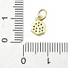 Brass Micro Pave Cubic Zirconia Pendants KK-H475-29B-02G-3