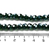 Electroplate Transparent Glass Beads Strands EGLA-A035-T6mm-A10-4