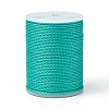 Round Waxed Polyester Cord YC-G006-01-1.0mm-25-1