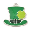 Saint Patrick's Day Theme Alloy Enamel Pendants ENAM-D062-01D-P-1
